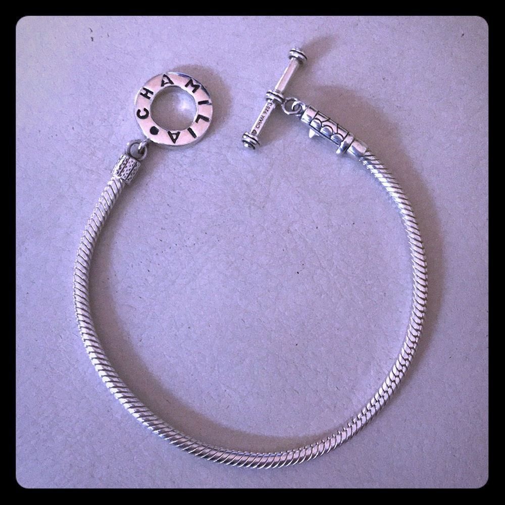 Chamilia .925 sterling silver toggle bracelet